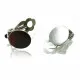 Edelstahl 316 Ohrclips 10mm zum Bekleben silberfarben - Schmuckzubehör Ohrclips - Leisure-Beads DIY