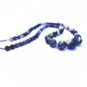 Strang Blauer Soldalith Perlen 43cm 5-14mm Natursteinperlen - Schmuckzubehör - Leisure-Beads DIY
