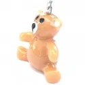 1x Teddy Bär Anhänger 20x20x9mm Resin - Schmuckzubehör - Leisure-Beads DIY