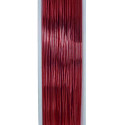 Dunkelroter Kupferdraht 0,4mm Schmuckdraht auf Rolle - Schmuckzubehör