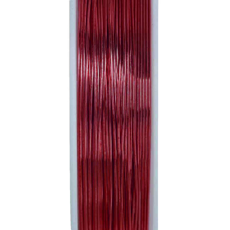 13m dunkler Kupferdraht 0,4mm Schmuckdraht auf Rolle - Schmuckzubehör - Leisure-Beads DIY