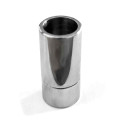 1x Edelstahl Magnetverschluss Innen 7mm 20x9mm glatt silberfarben - Schmuckzubehör