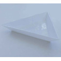 Weiße Perlensortier Schale 75x60x10mm Sortierbox - Schmuckzubehör
