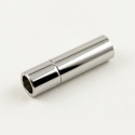 1x Edelstahl Magnet Steckverschluss Innen 3mm Größe 16x5m - Schmuckzubehör