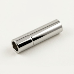 Leisure-Beads - 1x Edelstahl Magnet Steckverschluss Innen 3mm Größe 16x5m - Schmuckzubehör