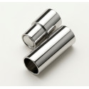 1x Edelstahl Magnet Steckverschluss Innen 3mm Größe 16x5m - Schmuckzubehör