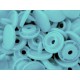 10x Babyblaue / Hellblaue KAM Snaps Größe T-5 Größe 20 Plastik Druckknöpfe - Bastelbedarf