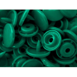 Leisure-Beads - 10x Mittelgrüne KAM Snaps Größe T-5 Größe 20 Plastik Druckknöpfe - Bastelbedarf