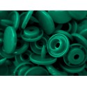 10x Mittelgrüne KAM Snaps Größe T-5 Größe 20 Plastik Druckknöpfe - Bastelbedarf