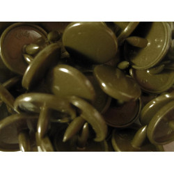 Leisure-Beads - 10x bronzefarbene KAM Snaps Größe T-5 Größe 20 Plastik Druckknöpfe - Bastelbedarf