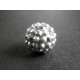 1x Shamballa 16mm Strass Perle silberfarben﻿ - Schmuckzubehör