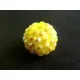 1x hellgelbe Shamballa 16mm Strass Perle - Schmuckzubehör - Leisure-Beads DIY