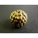 1x goldfarben Shamballa 16mm goldfarben Strass Perle - Schmuckzubehör