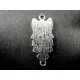 Rückseite Kettenverbinder Eule 28x13mm Kettenverteiler silberfarben - Schmuckzubehör - Leisure-Beads DIY