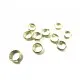 20x Spaltring 6mm rund goldfarben - Schmuckzubehör - Leisure-Beads DIY