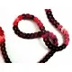 1m rotes Paillettenband 6mm Breite - Bastelbedarf - Leisure-Beads DIY