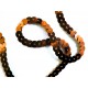 1m braunes / bronze Paillettenband 6mm Breite - Bastelbedarf