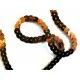 1m braunes / bronze Paillettenband 6mm Breite - Bastelbedarf - Leisure-Beads DIY