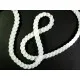 1m weisses Paillettenband 6mm Breite - Bastelbedarf - Leisure-Beads DIY