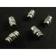 5x Metallperle Tube Röhre 6x3mm silberfarben Spacer - Schmuckzubehör - Leisure-Beads DIY