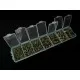 Box mit 1510x Biegering 4-9mm rund Spaltring bronzefarben - Schmuckzubehör Set - Leisure-Beads DIY