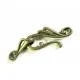 Schmuckverschluss Schmuckhaken bronzefarben - Schmuckzubehör - Leisure-Beads DIY