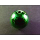 1x große grüne Acryl Perle 20mm glatt - Schmuckzubehör