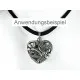 Anwendungsbeispiel Herz Anhänger ca. 23x23x8mm silberfarben Schmuckanhänger - Schmuckzubehör - Leisure-Beads DIY