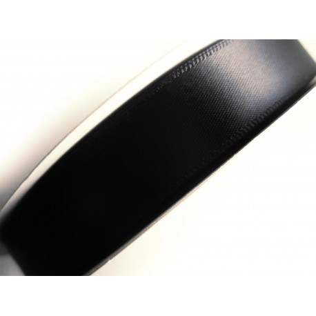Leisure-Beads - 45m schwarzes Satinband 10mm schwarzes Schmuckband - Schmuckzubehör Satinband