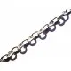 50cm hellsilberfarbene Kette aus Eisen 0.9x3x5mm silber Gliederkette - Schmuckzubehör - Leisure-Beads DIY