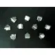 10x Bandklemme 6mm hellsilberfarben - Schmuckzubehör - Leisure-Beads DIY
