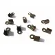 10x Endkappe 6x3mm bronzefarbenes Quetschröhrchen bzw. Bandklemme - Schmuckzubehör - Leisure-Beads DIY