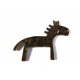 1x bronze Pferd Anhänger ca. 28x19x1mm bronzefarbener Schmuckanhänger - bronze Schmuckzubehör