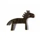 1x bronze Pferd Anhänger ca. 28x19x1mm bronzefarbener Schmuckanhänger - bronze Schmuckzubehör - Leisure-Beads DIY