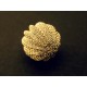 1x grosse leichte Metallperle 17mm goldfarben Spacer - Schmuckzubehör Metallperle