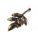 Rückseite bronze Zweiganhänger ca. 30x16mm bronzefarbener Schmuckanhänger - bronze Schmuckzubehör