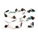 10x kupferfarben Endkappe 9x5mm kupferfarbene Lederbandklemme - Schmuckzubehör
