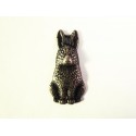 1x bronzefarben Hase Osterhase Anhänger 26x13mm bronzefarbener Schmuckanhänger - Schmuckzubehör