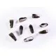 10x bronze Collierschlaufe 11x4mm Anhängerhaken - bronze Schmuckzubehör - Leisure-Beads DIY